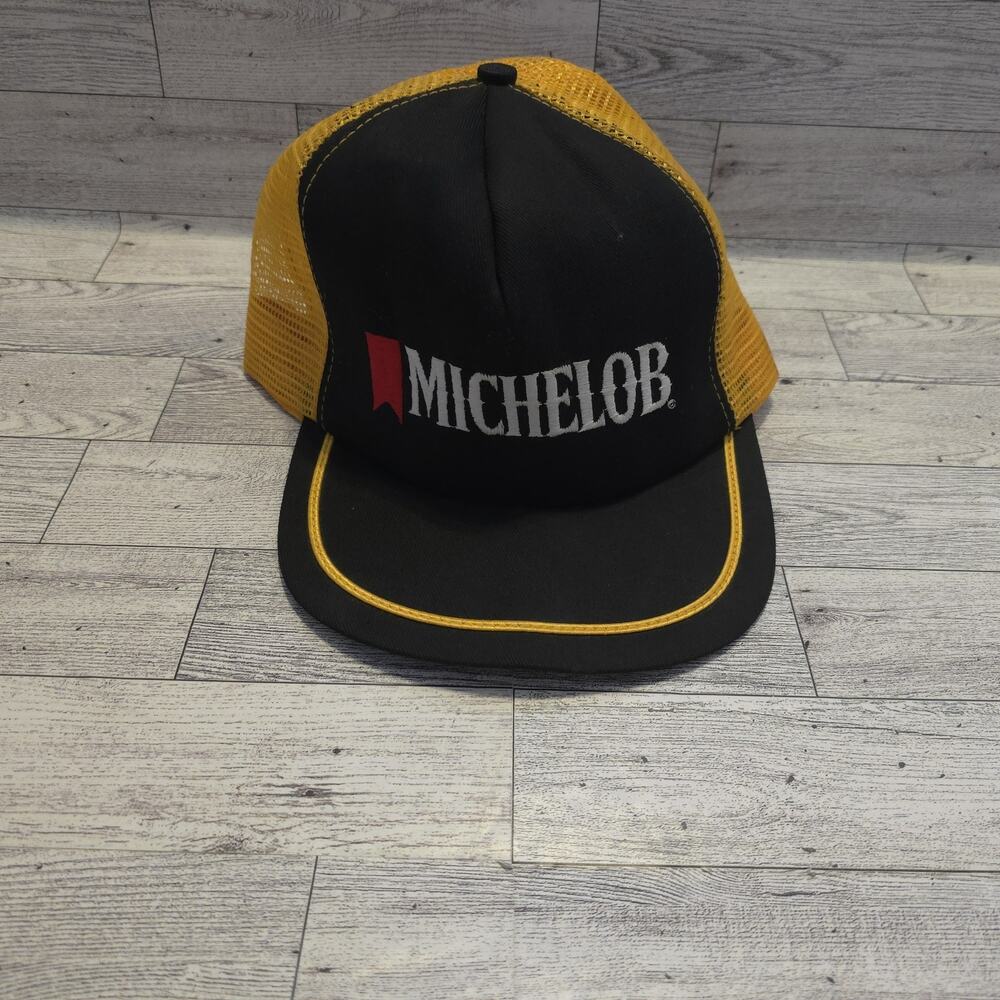 Vintage USA MADE Michelob Beer Trucker‎ Hat Snapback Cap OSFM